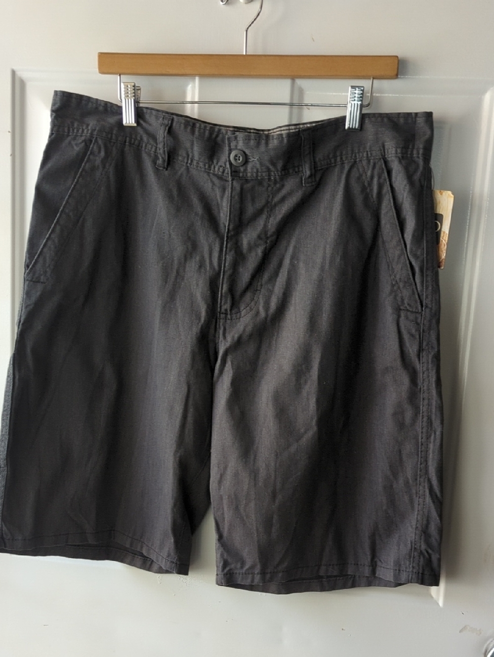 OP Men's Black Flat Front Shorts